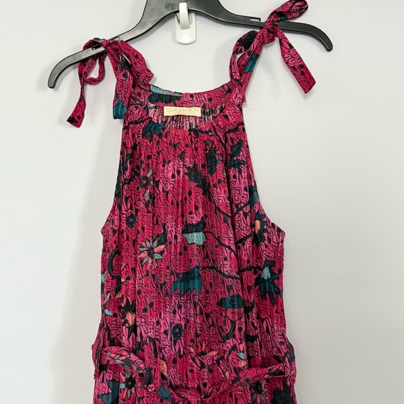 Ulla Johnson Snapdragon Mariam Belted Midi Dress - 0 - Picture 4 of 7